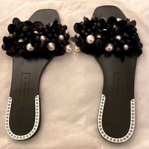 Pearl Sandals never worn- size 37- from Zara